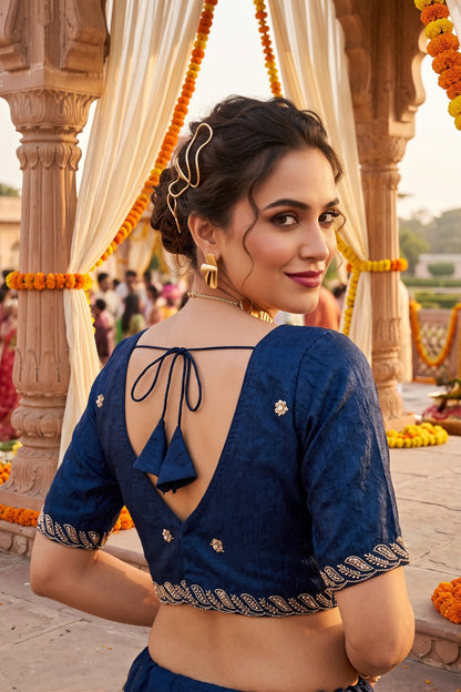 Mysterious Beauty -Fendy Silk Blouse