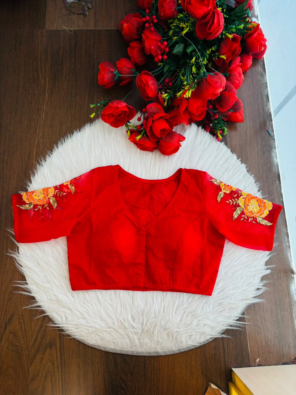 Threads of Flowers -Designer Blouse