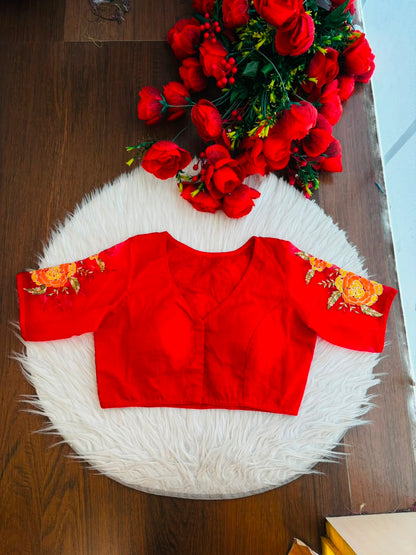 Threads of Flowers -Designer Blouse