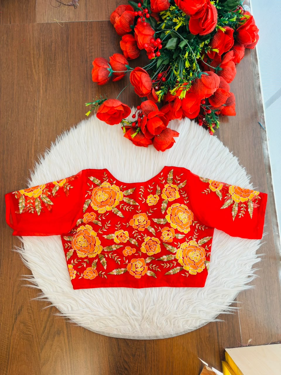 Threads of Flowers -Designer Blouse