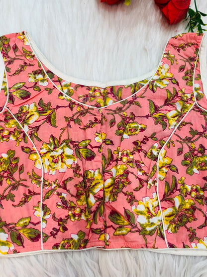 Style Syndicate Cotton Printed Blouse