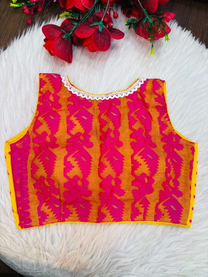 Shine Your Way Jamdani Designer Blouse