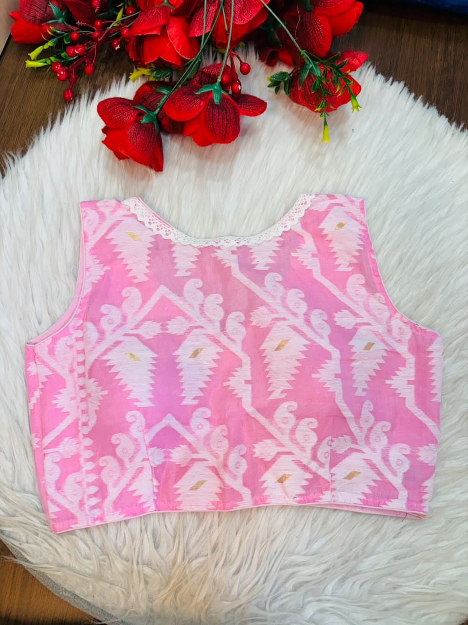 Shine Your Way Jamdani Designer Blouse