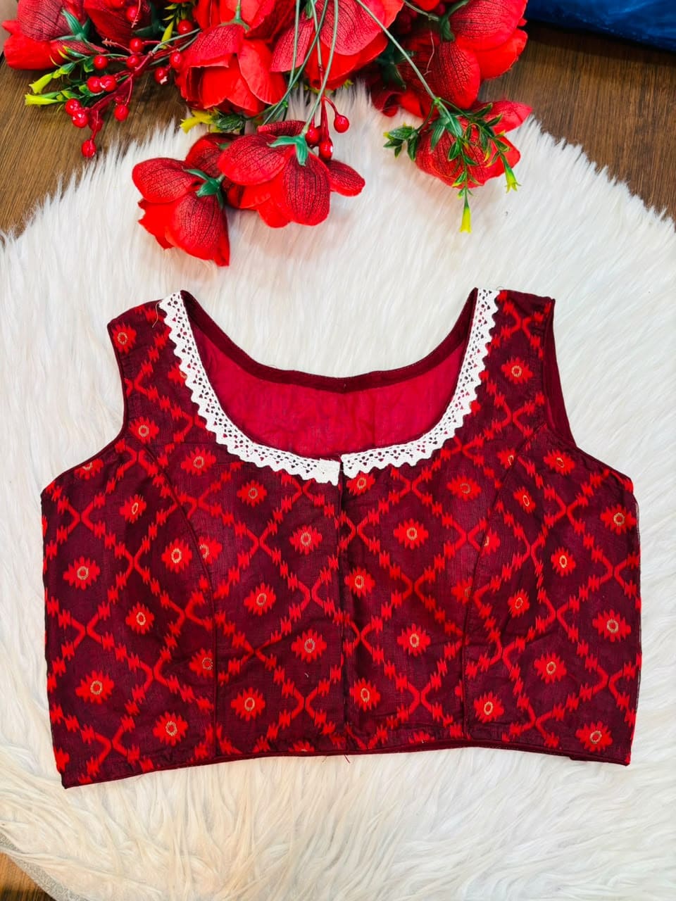 Be the Moment Jamdani Designer Blouse
