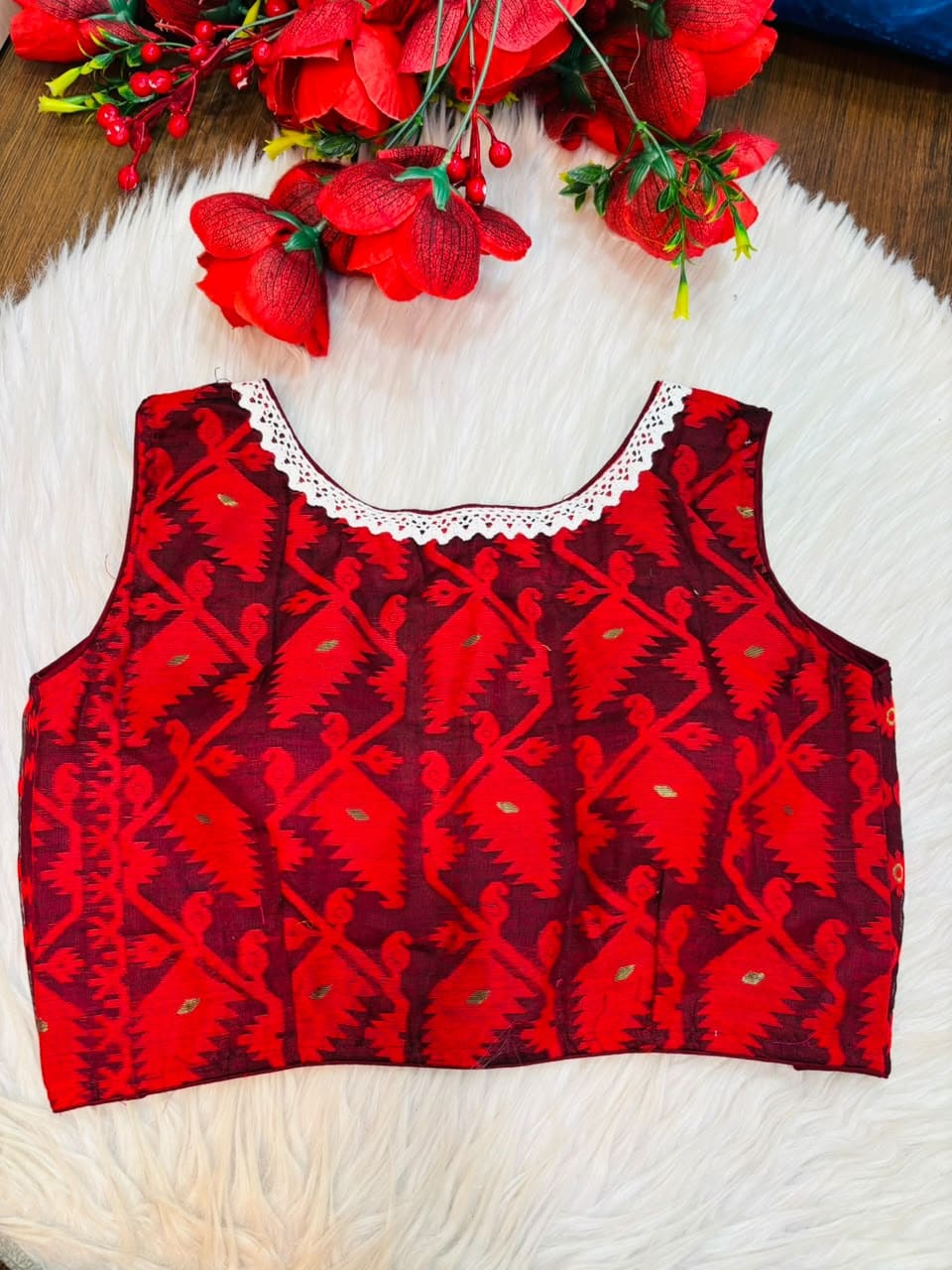 Be the Moment Jamdani Designer Blouse