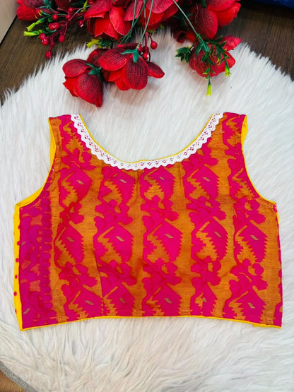 Be the Moment Jamdani Designer Blouse