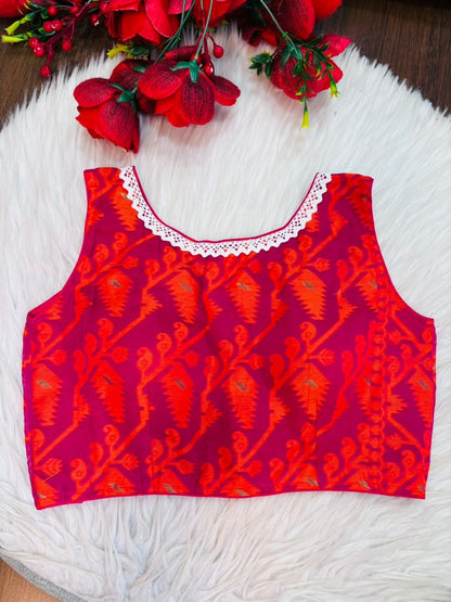 Be the Moment Jamdani Designer Blouse