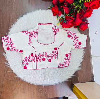 Royal Vine Embroidery - Designer Blouse