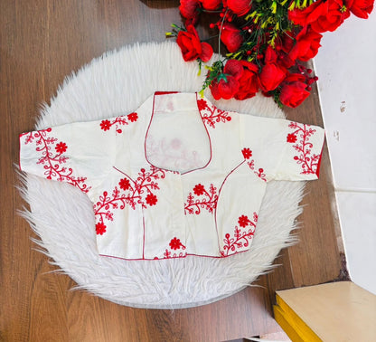 Royal Vine Embroidery - Designer Blouse