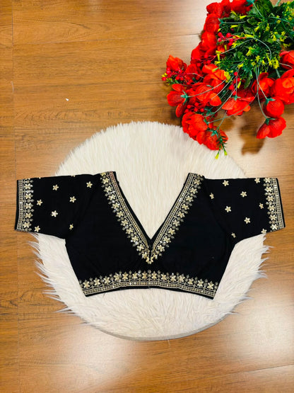 Make an Entrance  V-Neck Blouse