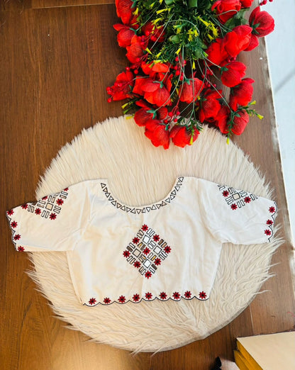 The Glass Royale -Cotton Silk Blouse