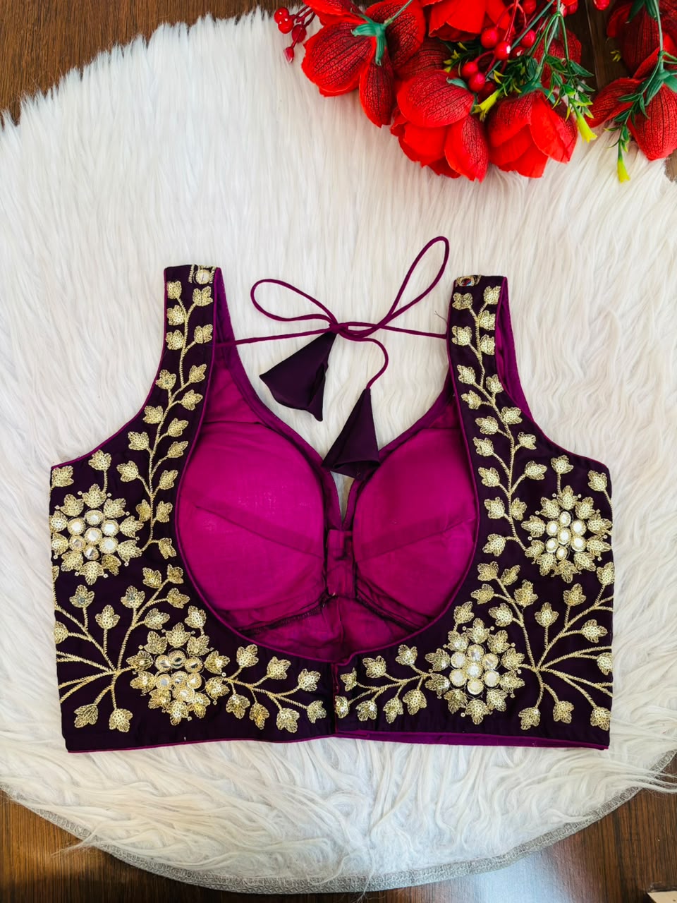 Stardust Royale Rangoli Silk Designer Blouse
