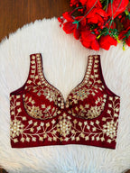 Stardust Royale Rangoli Silk Designer Blouse