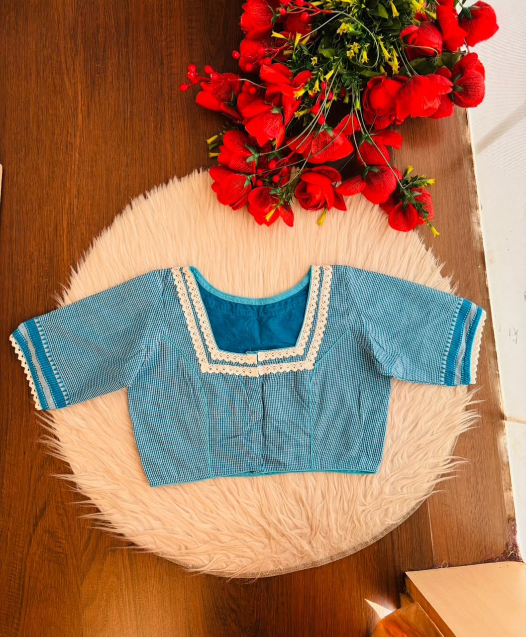 Retro Romance (Designer Cotton Blouse)