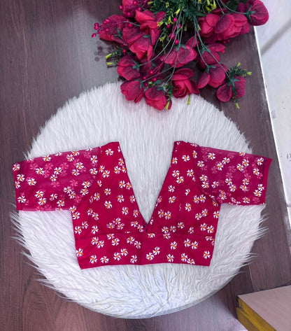 Shiuli Radiance – Designer Organza Blouse