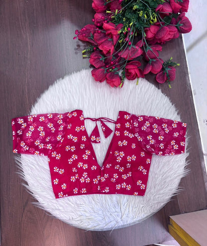 Shiuli Radiance – Designer Organza Blouse