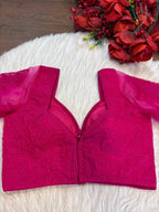 Inspired by Royal Grace Organza Embroidered Blouse