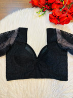 Inspired by Royal Grace Organza Embroidered Blouse