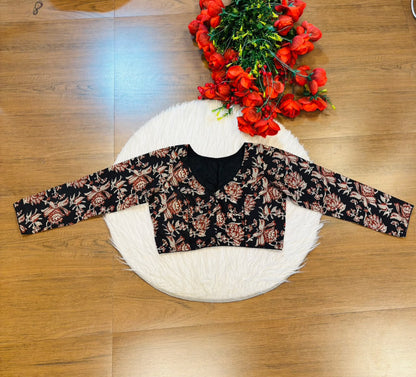 Wrapped In Dreams Ajrakh Cotton Blouse