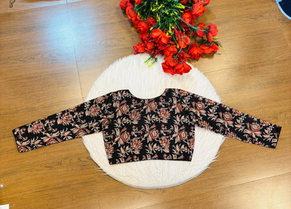 Wrapped In Dreams Ajrakh Cotton Blouse