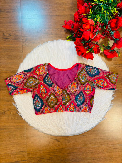 Dreams Become Design – Designer Zari & Sequins Crepe Blouse