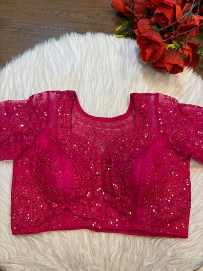 The Celestial Legacy – Designer Organza Blouse