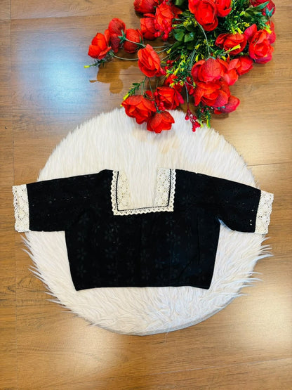 Hakoba Heritage Lace Designer Blouse
