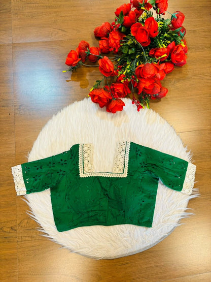 Hakoba Heritage Lace Designer Blouse