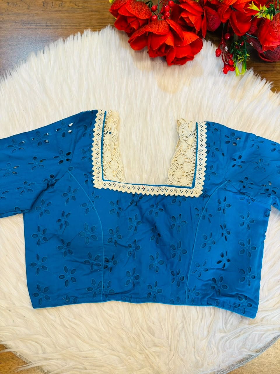 Hakoba Heritage Lace Designer Blouse