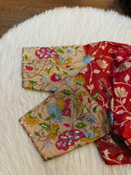 Language of Flowers – Designer Tissue Jacquard Blouse