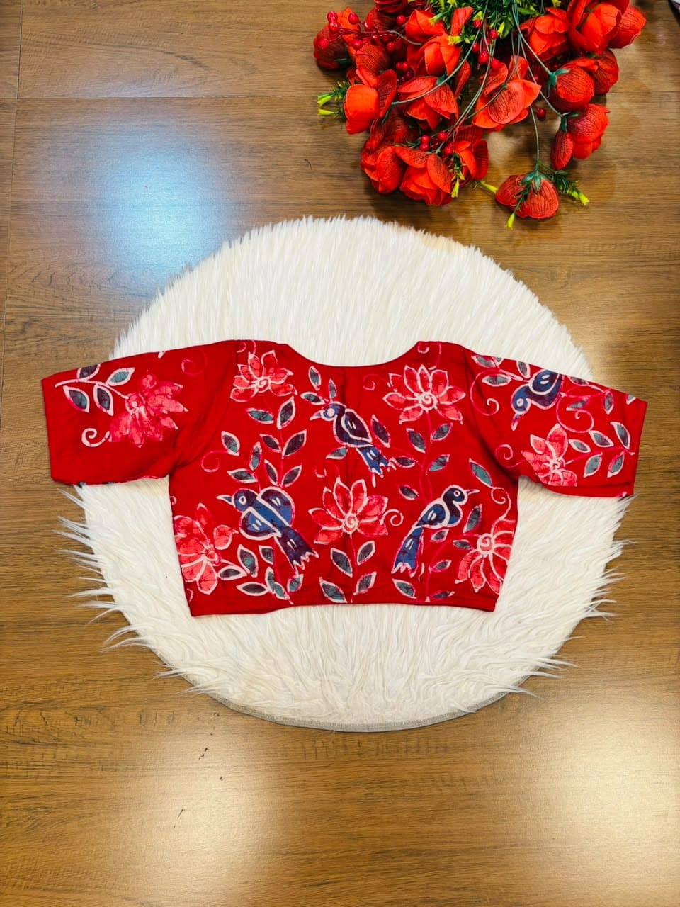 Floral Daydream- Batik Designer Blouse