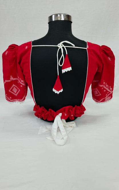 The Divine Autumn Dawn Designer Blouse