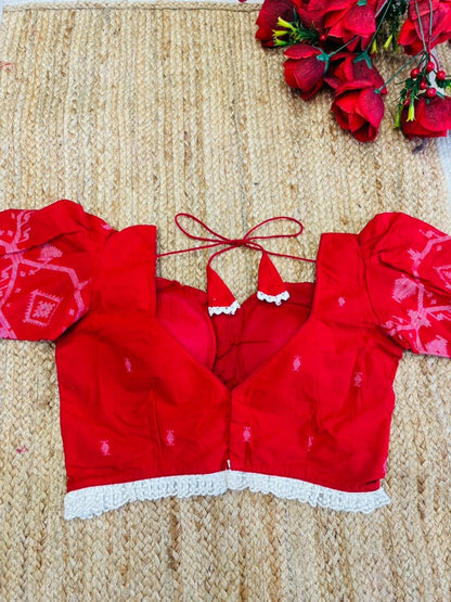 The Sacred Sharod Radiance Designer Blouse