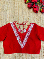 Mahalaya Prabhat Designer Blouse