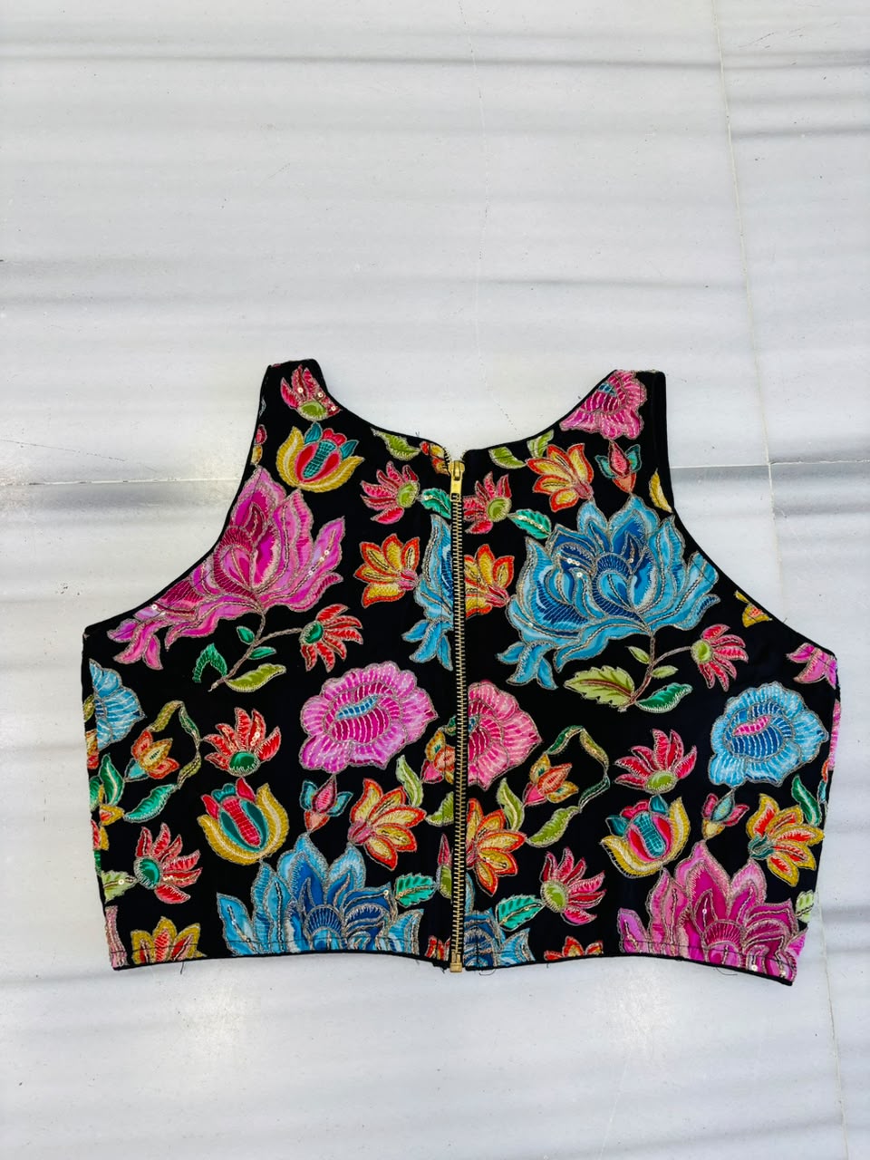 Gardenia Royale Crepe Silk Blouse