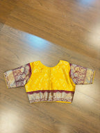 Rajeshwari Grace- Katan Silk Banarasi Zari Woven Designer Blouse