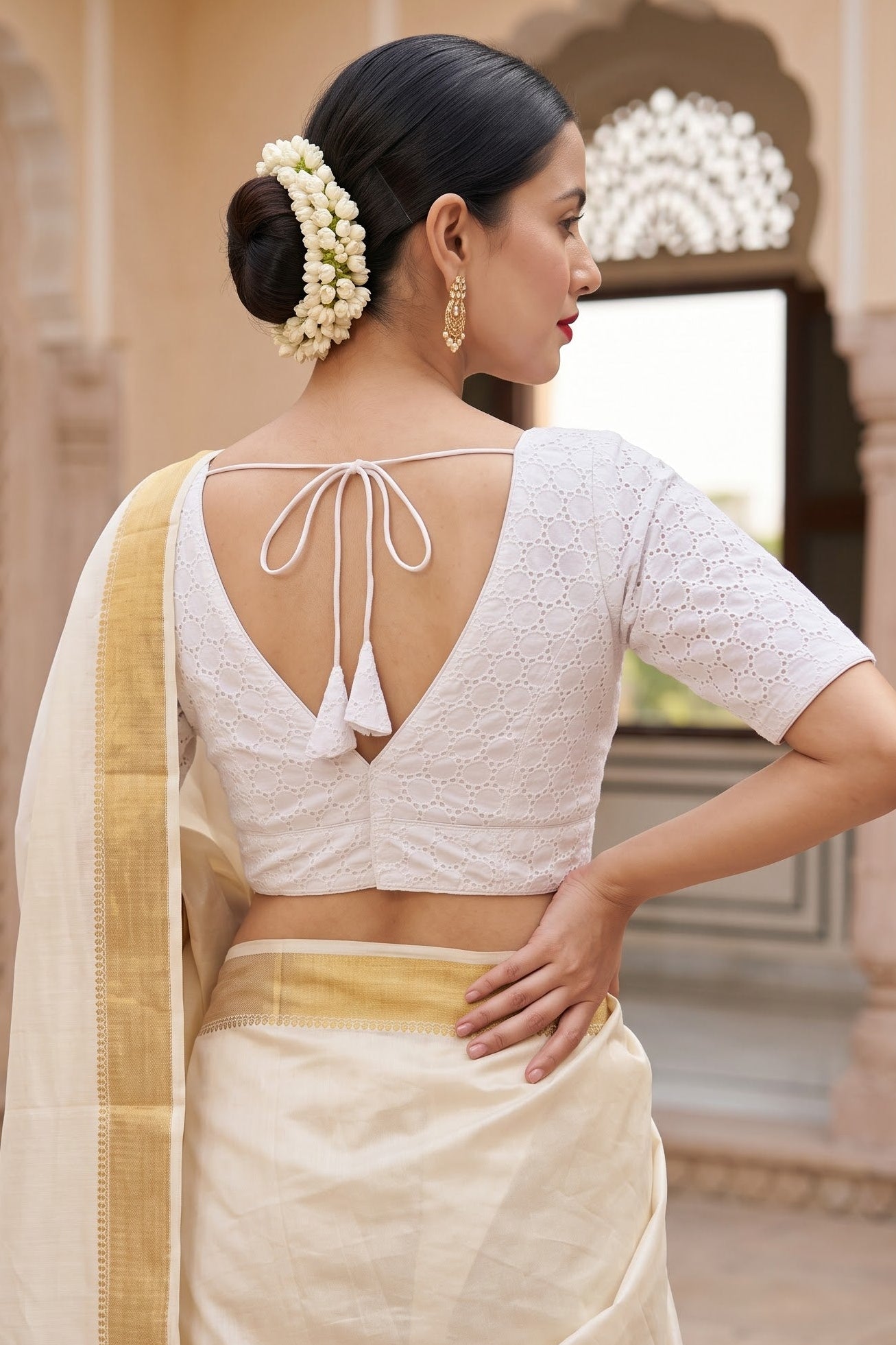 The Jewel Of Elegance Hakoba Blouse