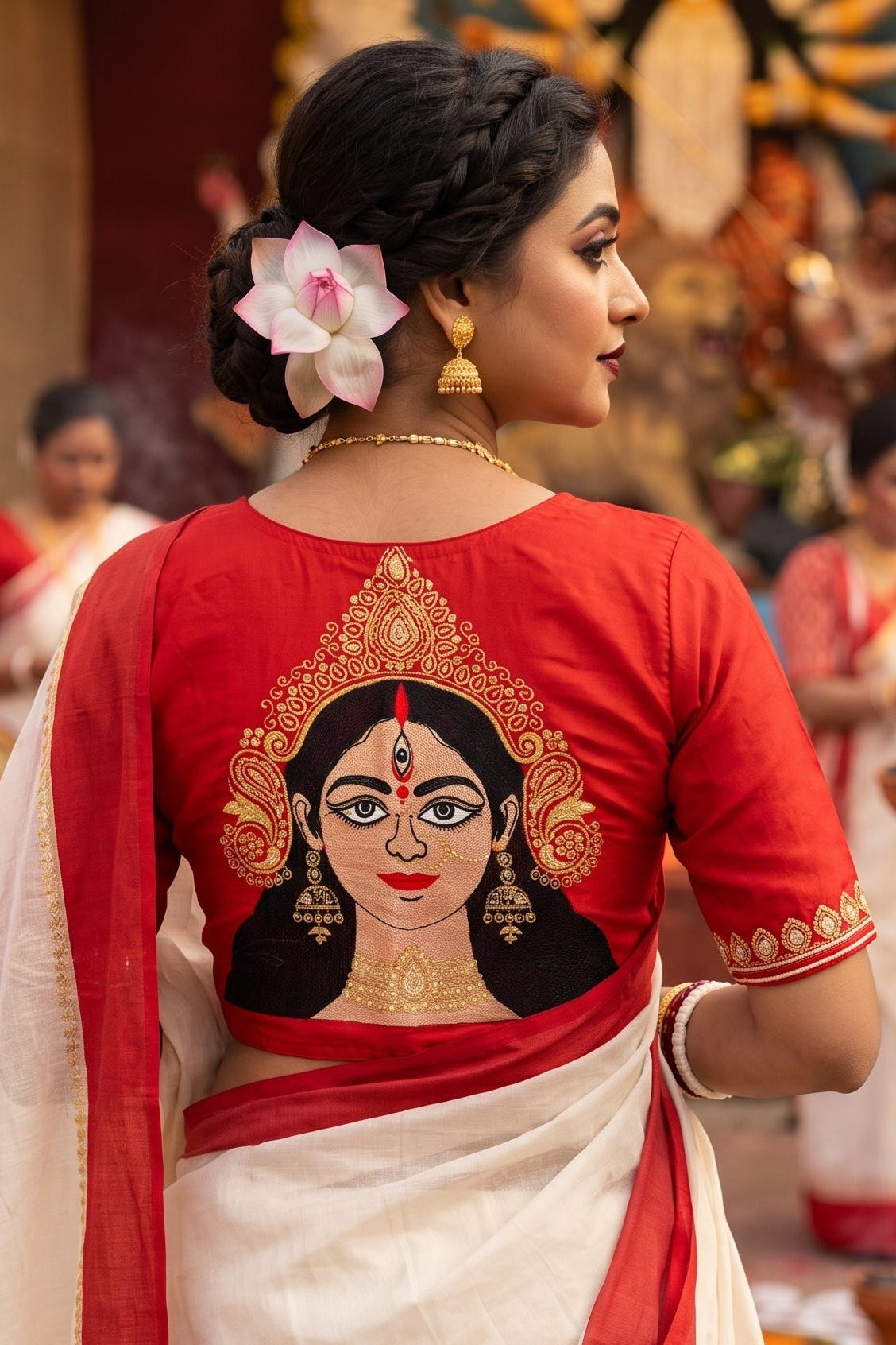 Ashtami Aradhya Designer Blouse