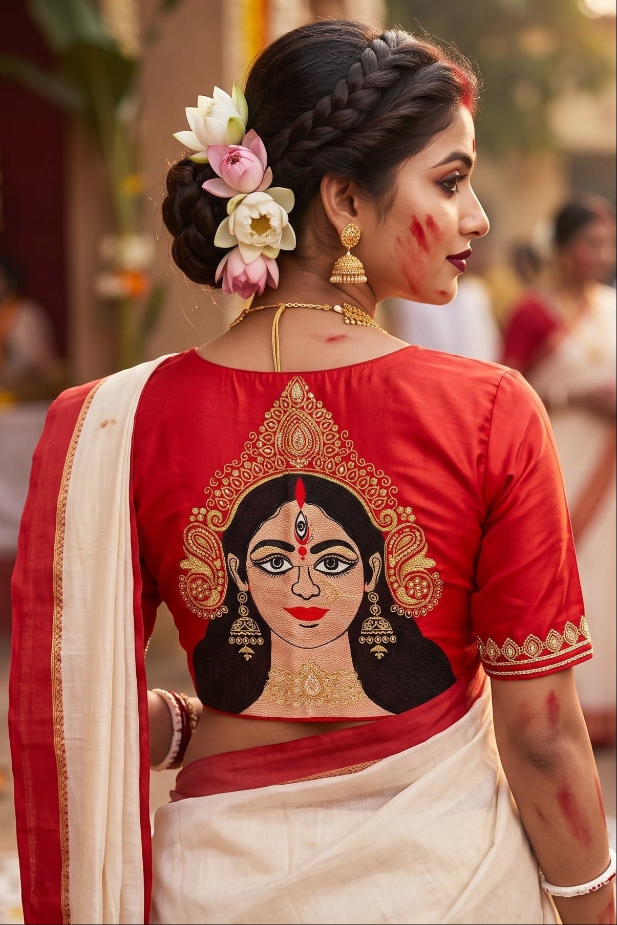Ashtami Aradhya Designer Blouse