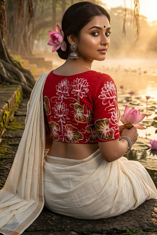 Padma Vatika Batik Blouse