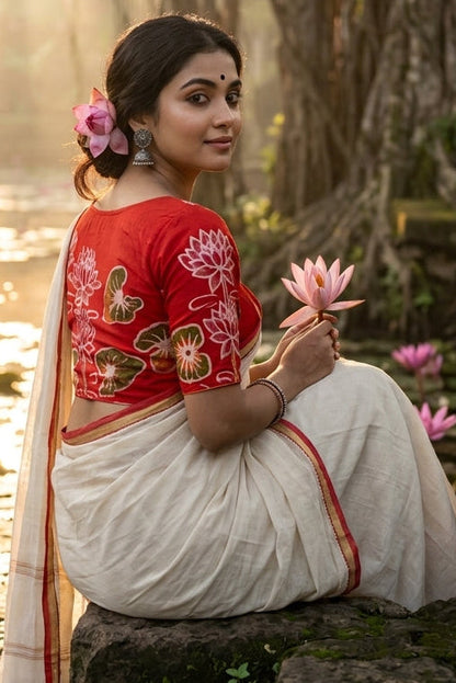 Padma Vatika Batik Blouse