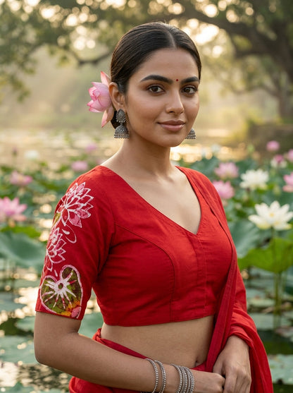 Padma Vatika Batik Blouse