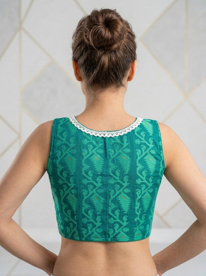 Shine Your Way Jamdani Designer Blouse