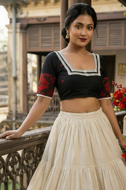 The Bengal Edit Jamdani Designer Blouse