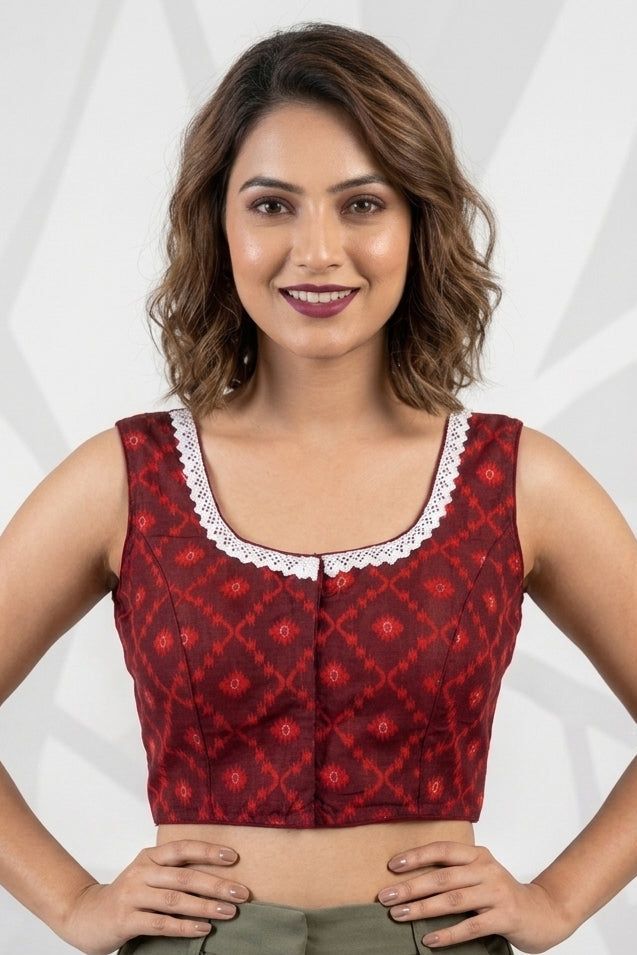 Be the Moment Jamdani Designer Blouse
