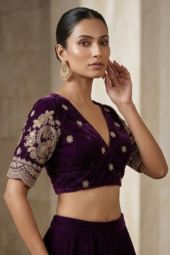 Queen Of The Evening  -Fendy Silk Blouse