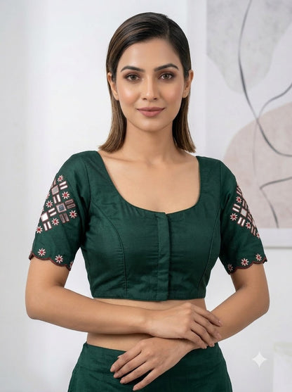 The Glass Royale -Cotton Silk Blouse