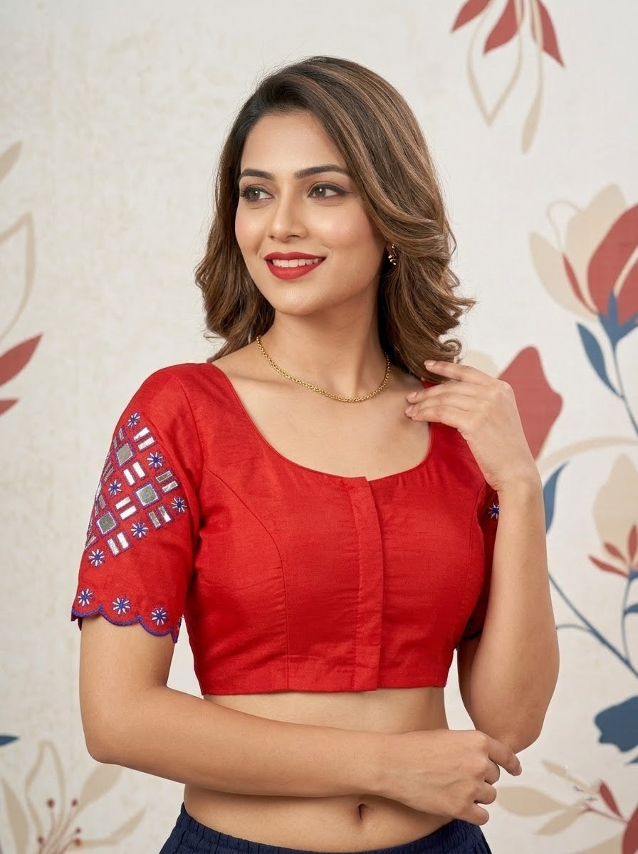 The Glass Royale -Cotton Silk Blouse