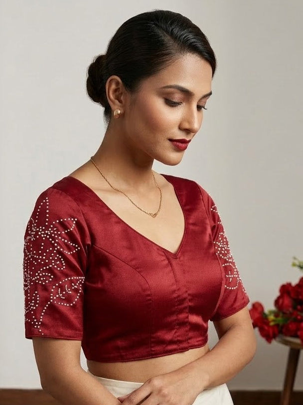 Infinite Stars Double Knot Stitch Blouse