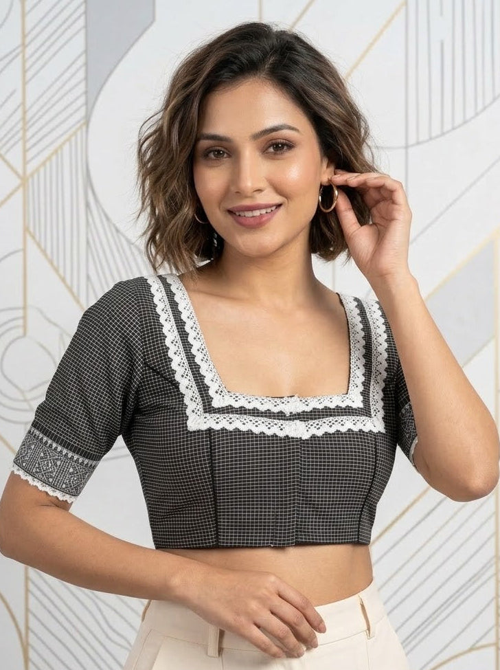 Retro Romance (Designer Cotton Blouse)